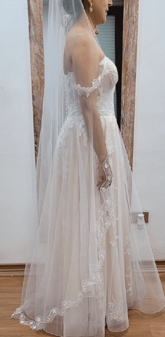 Vestido de novia de alta costura hecho a medida